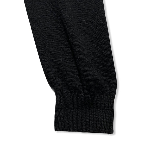 MWT Men’s Claiborne Argyle V Neck Sweater Black - Picture 5 of 9